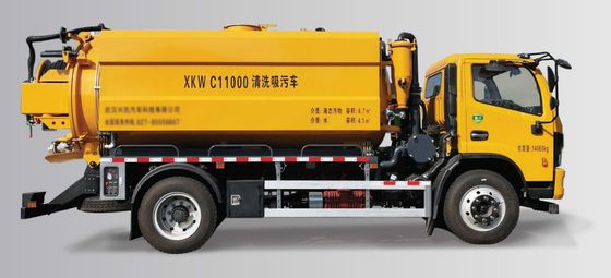 Profesjonalny C11000 Ciężarówka próżniowa do ścieków dla potrzeb komercyjnych czyszczenia