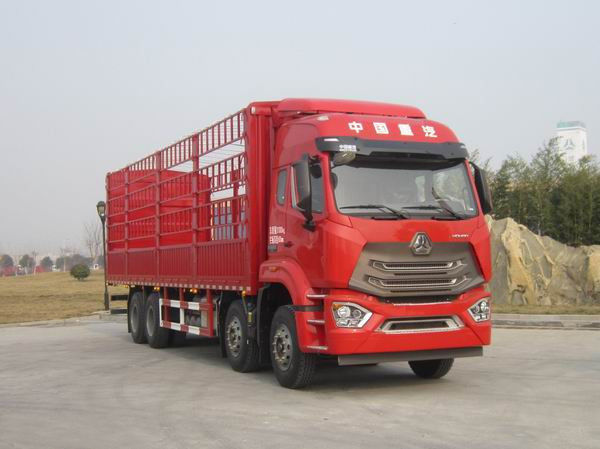 Czerwona 8x2 ciężarówka Diesel ciężarówka 316/429 KM 6