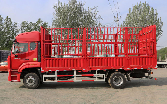 Czerwona 8x2 ciężarówka Diesel ciężarówka 316/429 KM 2