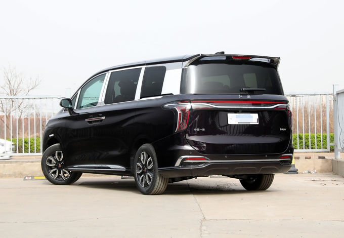 Czarny Hongqi 7-osobowy minivan MPV Luxury Business Reception Car 4