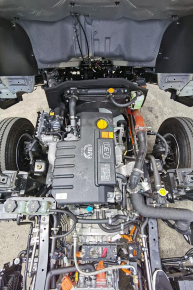 Hybrydowy elektryczny ciężarówka 4x2 EV ciężarówka automatyczna skrzynia biegów 2
